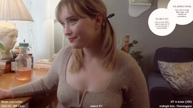 Gallery image thumbnail from Femme's myfreecams stream on, 01/12/2024, 21:02 image 4 of 20