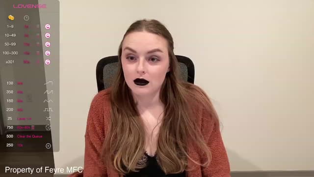 Gallery image thumbnail from Feyre's myfreecams stream on, 02/24/2024, 04:50 image 1 of 20