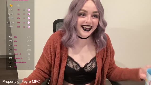 Gallery image thumbnail from Feyre's myfreecams stream on, 03/31/2024, 04:05 image 2 of 20