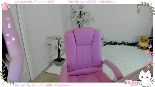 Gallery image thumbnail from Kitty's myfreecams stream on, 04/13/2025, 08:08 image 8 of 20