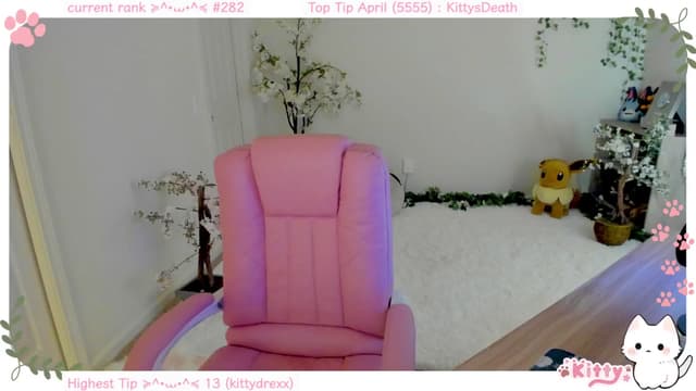 Gallery image thumbnail from Kitty's myfreecams stream on, 04/23/2025, 06:25 image 2 of 20