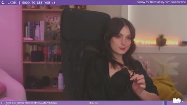 Gallery image thumbnail from Lainx's myfreecams stream on, 02/29/2024, 07:55 image 11 of 20
