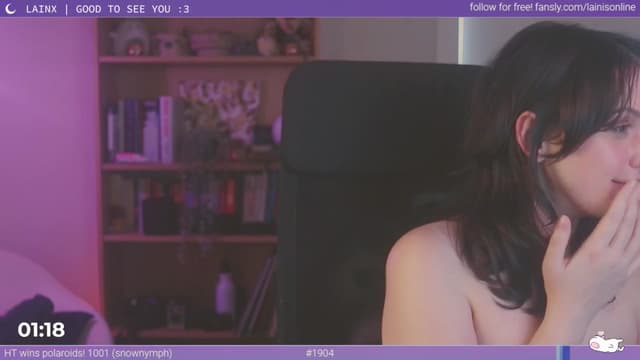 Gallery image thumbnail from Lainx's myfreecams stream on, 04/08/2024, 06:23 image 9 of 20