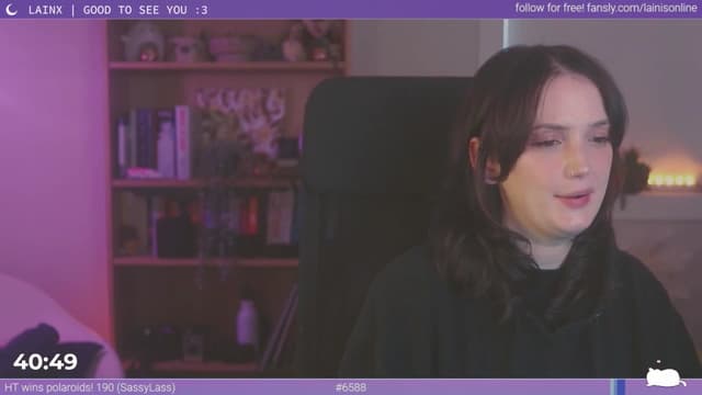 Gallery image thumbnail from Lainx's myfreecams stream on, 04/08/2024, 06:23 image 2 of 20