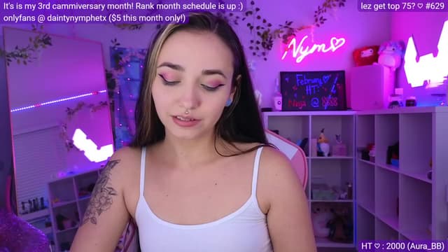 Gallery image thumbnail from Nym_x's myfreecams stream on, 03/02/2023, 04:03 image 13 of 20