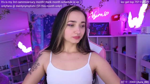 Gallery image thumbnail from Nym_x's myfreecams stream on, 03/02/2023, 04:03 image 17 of 20