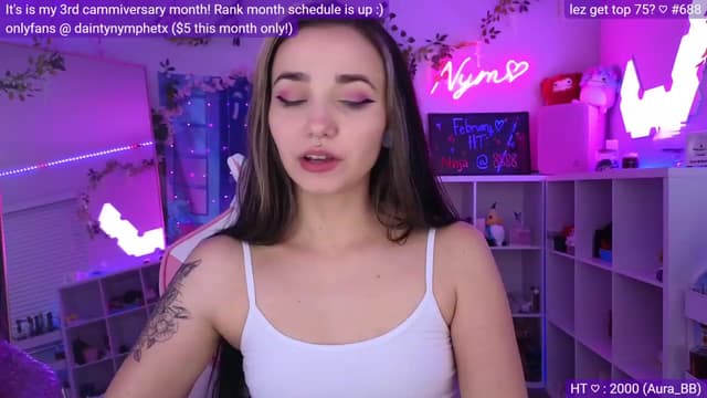 Gallery image thumbnail from Nym_x's myfreecams stream on, 03/02/2023, 04:03 image 10 of 20
