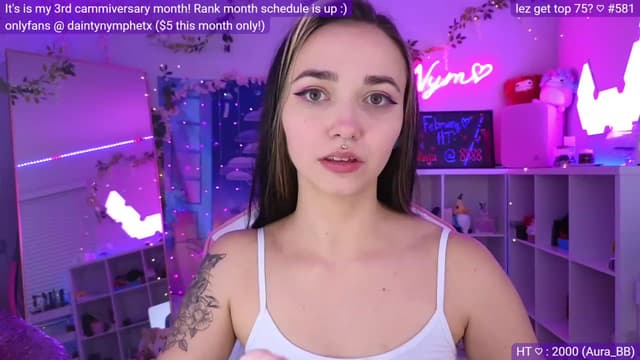 Gallery image thumbnail from Nym_x's myfreecams stream on, 03/02/2023, 04:03 image 19 of 20