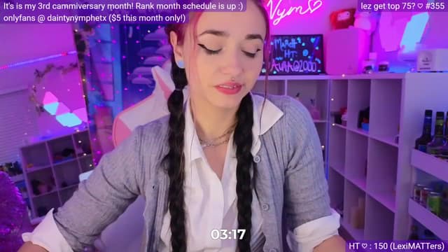 Gallery image thumbnail from Nym_x's myfreecams stream on, 03/04/2023, 05:27 image 10 of 20