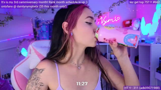 Gallery image thumbnail from Nym_x's myfreecams stream on, 03/08/2023, 05:06 image 13 of 20