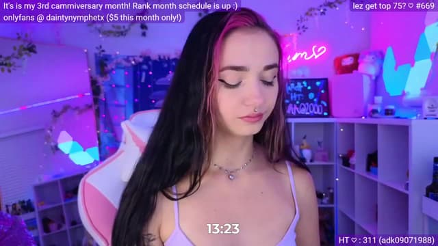 Gallery image thumbnail from Nym_x's myfreecams stream on, 03/08/2023, 05:06 image 12 of 20