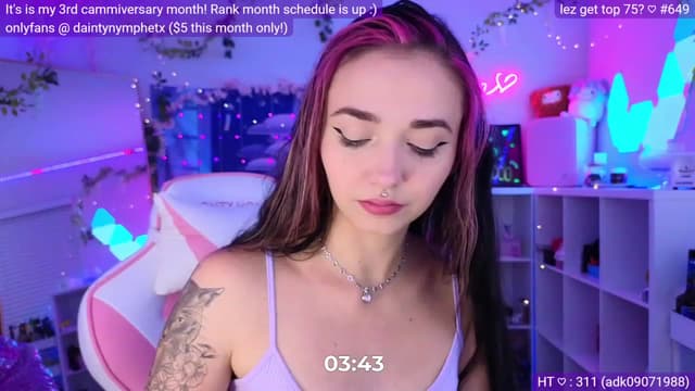 Gallery image thumbnail from Nym_x's myfreecams stream on, 03/08/2023, 05:06 image 17 of 20
