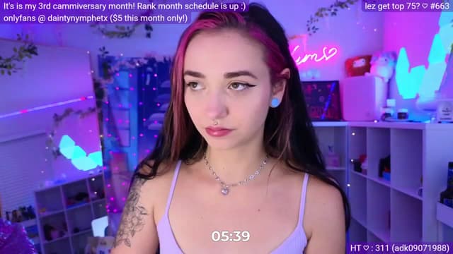 Gallery image thumbnail from Nym_x's myfreecams stream on, 03/08/2023, 05:06 image 16 of 20