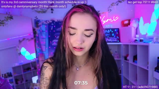Gallery image thumbnail from Nym_x's myfreecams stream on, 03/08/2023, 05:06 image 15 of 20