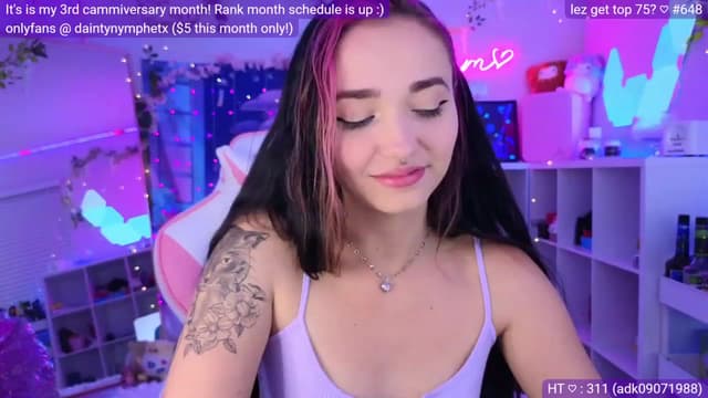 Gallery image thumbnail from Nym_x's myfreecams stream on, 03/08/2023, 05:34 image 4 of 20