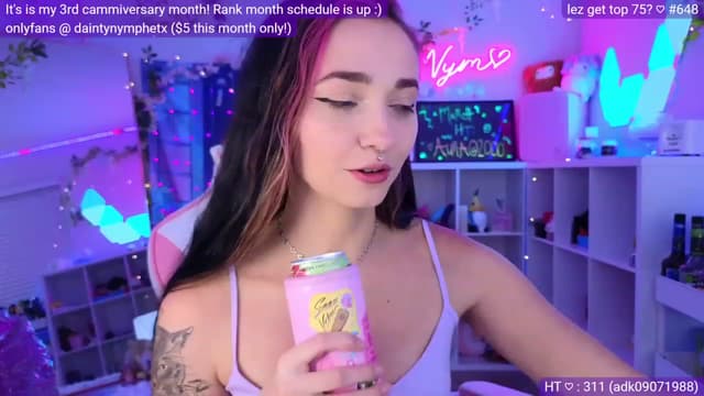 Gallery image thumbnail from Nym_x's myfreecams stream on, 03/08/2023, 05:34 image 5 of 20