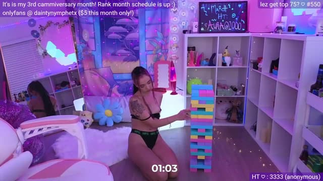 Gallery image thumbnail from Nym_x's myfreecams stream on, 03/10/2023, 05:34 image 10 of 20