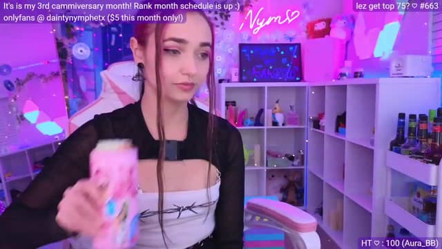 Gallery image thumbnail from Nym_x's myfreecams stream on, 03/10/2023, 05:34 image 1 of 20