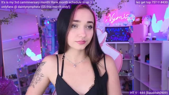Gallery image thumbnail from Nym_x's myfreecams stream on, 03/11/2023, 04:30 image 6 of 20