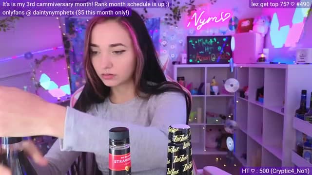 Gallery image thumbnail from Nym_x's myfreecams stream on, 03/12/2023, 03:58 image 7 of 20