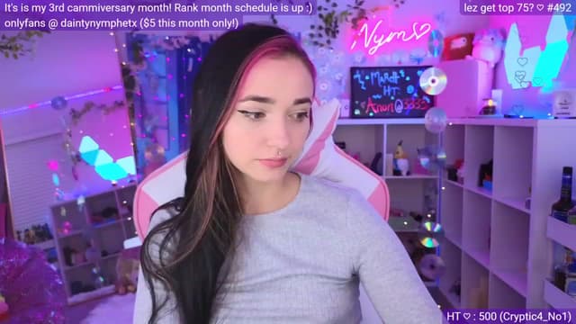 Gallery image thumbnail from Nym_x's myfreecams stream on, 03/12/2023, 03:58 image 3 of 20
