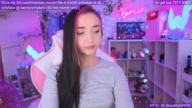 Gallery image thumbnail from Nym_x's myfreecams stream on, 03/12/2023, 03:58 image 2 of 20