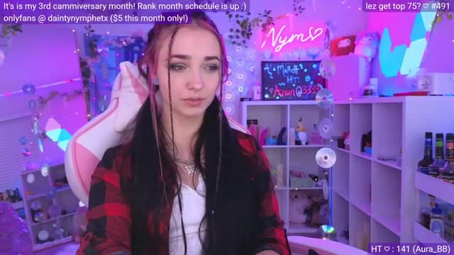 Gallery image thumbnail from Nym_x's myfreecams stream on, 03/13/2023, 02:15 image 8 of 20