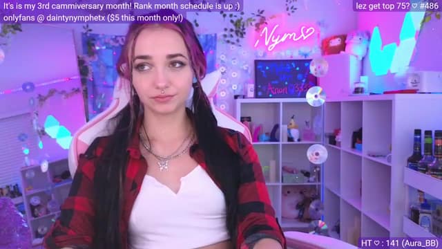 Gallery image thumbnail from Nym_x's myfreecams stream on, 03/13/2023, 02:15 image 15 of 20