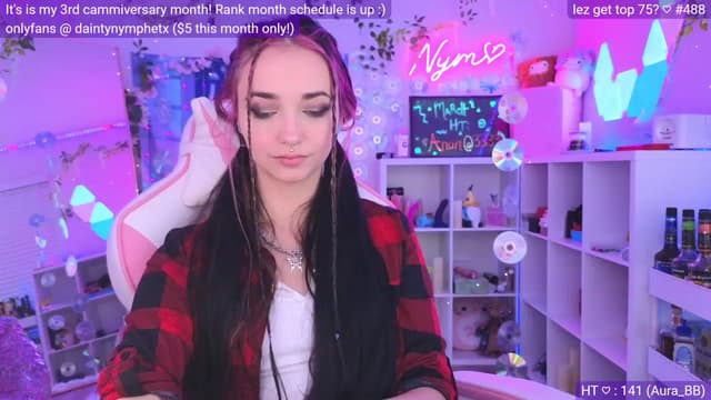 Gallery image thumbnail from Nym_x's myfreecams stream on, 03/13/2023, 02:15 image 11 of 20