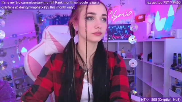 Gallery image thumbnail from Nym_x's myfreecams stream on, 03/13/2023, 04:34 image 3 of 20