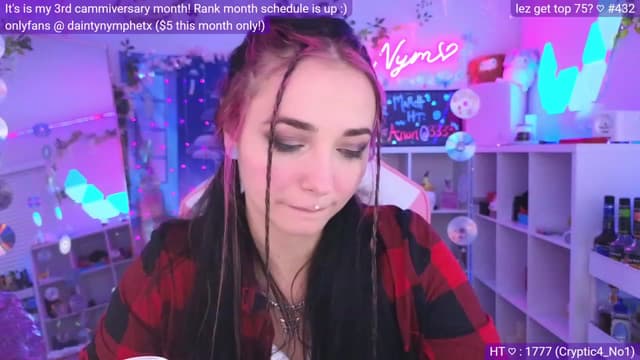 Gallery image thumbnail from Nym_x's myfreecams stream on, 03/13/2023, 04:34 image 6 of 20