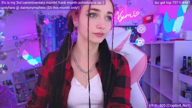 Gallery image thumbnail from Nym_x's myfreecams stream on, 03/13/2023, 04:34 image 1 of 20