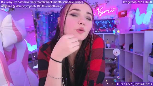 Gallery image thumbnail from Nym_x's myfreecams stream on, 03/13/2023, 04:34 image 13 of 20