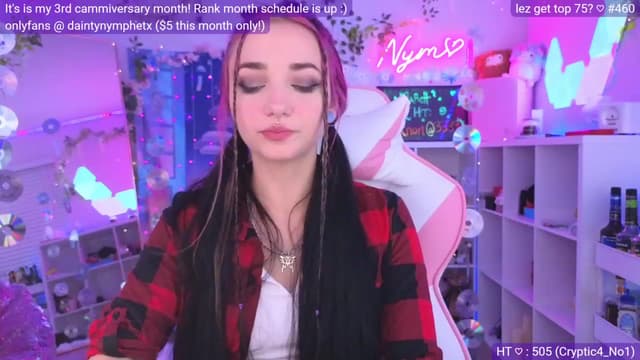 Gallery image thumbnail from Nym_x's myfreecams stream on, 03/13/2023, 04:34 image 4 of 20
