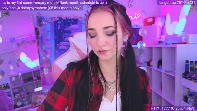 Gallery image thumbnail from Nym_x's myfreecams stream on, 03/13/2023, 04:34 image 5 of 20