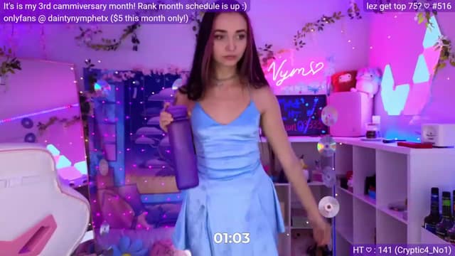 Gallery image thumbnail from Nym_x's myfreecams stream on, 03/17/2023, 04:05 image 20 of 20