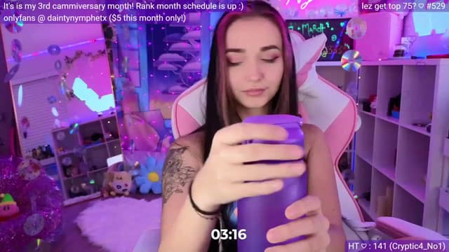 Gallery image thumbnail from Nym_x's myfreecams stream on, 03/17/2023, 04:05 image 2 of 20