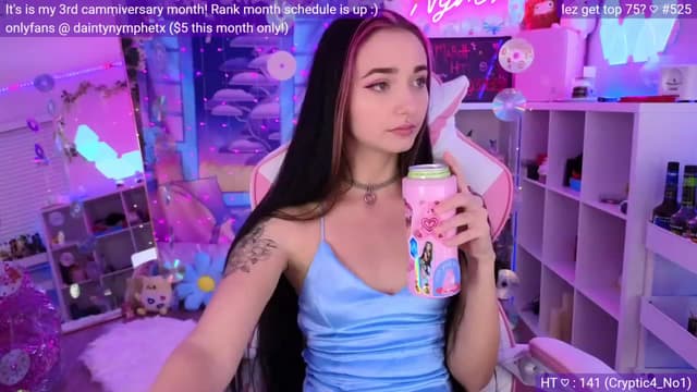 Gallery image thumbnail from Nym_x's myfreecams stream on, 03/17/2023, 04:05 image 8 of 20