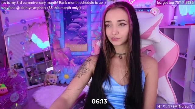 Gallery image thumbnail from Nym_x's myfreecams stream on, 03/17/2023, 04:05 image 1 of 20