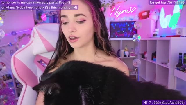 Gallery image thumbnail from Nym_x's myfreecams stream on, 03/18/2023, 04:07 image 19 of 20