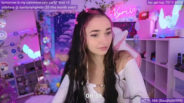 Gallery image thumbnail from Nym_x's myfreecams stream on, 03/18/2023, 04:07 image 7 of 20