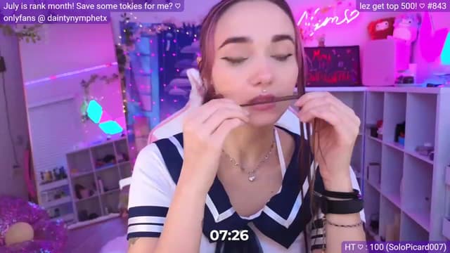 Gallery image thumbnail from Nym_x's myfreecams stream on, 05/27/2023, 04:29 image 3 of 20