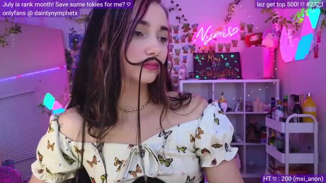 Gallery image thumbnail from Nym_x's myfreecams stream on, 06/04/2023, 04:37 image 19 of 20