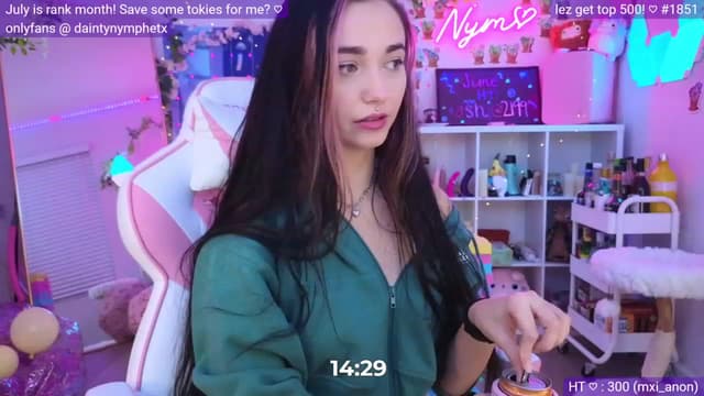 Gallery image thumbnail from Nym_x's myfreecams stream on, 06/09/2023, 04:05 image 5 of 20