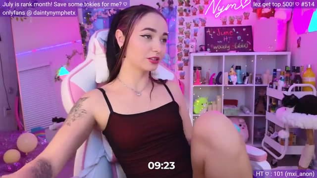 Gallery image thumbnail from Nym_x's myfreecams stream on, 06/11/2023, 03:51 image 14 of 20
