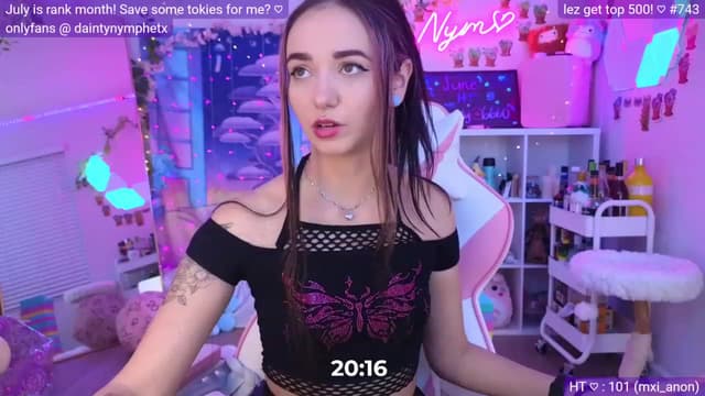 Gallery image thumbnail from Nym_x's myfreecams stream on, 06/15/2023, 04:33 image 4 of 20
