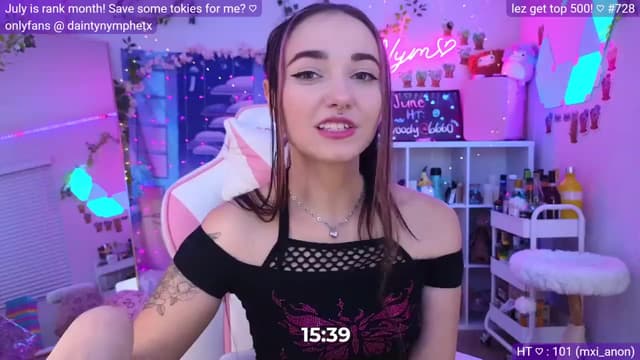 Gallery image thumbnail from Nym_x's myfreecams stream on, 06/15/2023, 04:33 image 5 of 20