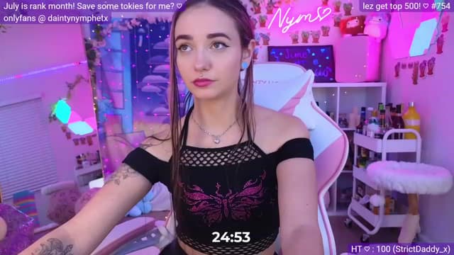 Gallery image thumbnail from Nym_x's myfreecams stream on, 06/15/2023, 04:33 image 3 of 20