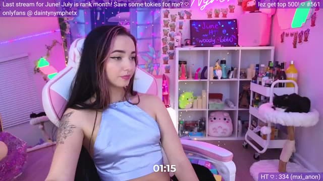 Gallery image thumbnail from Nym_x's myfreecams stream on, 06/18/2023, 03:45 image 18 of 20