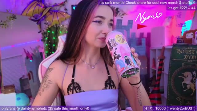 Gallery image thumbnail from Nym_x's myfreecams stream on, 07/01/2023, 08:22 image 4 of 20